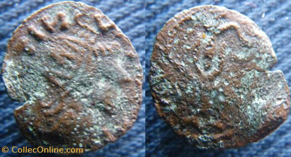monnaies antiquite av jc ap romaines republicaines imperiales tetricus i antoninien imitation