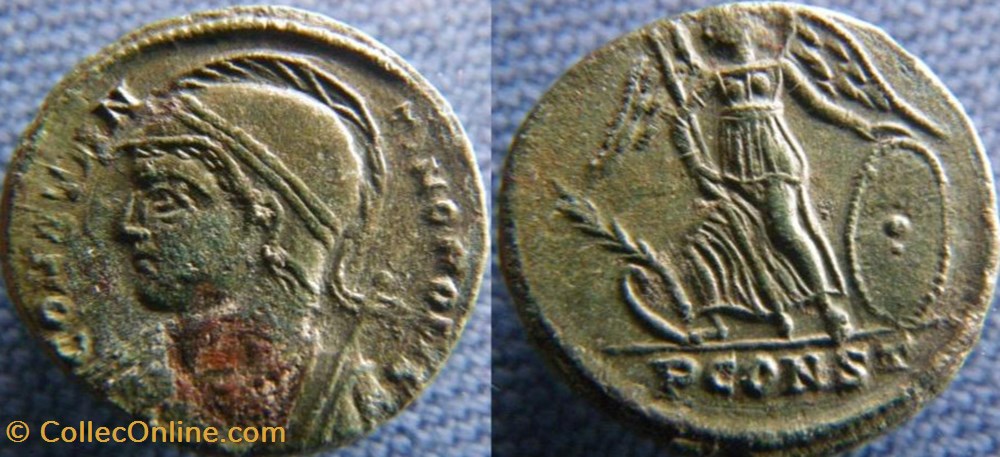 Constantinople Ae3 monnaies antiques romaines republicaines imperiales constantinople ae3