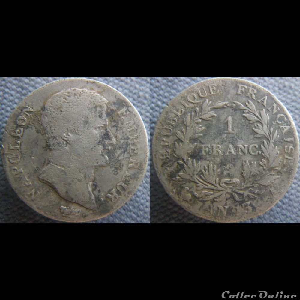 monnaie france moderne 1 franc an 13 a