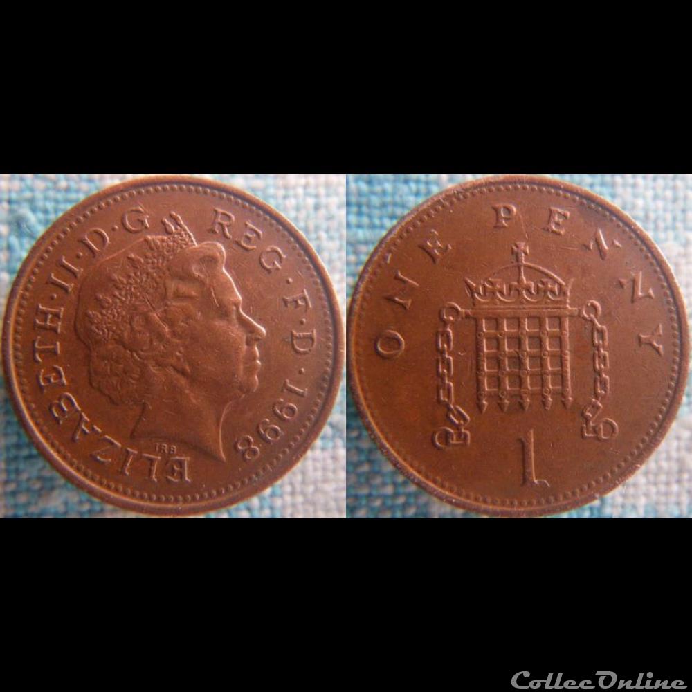 1 Penny 1998 monnaie monde royaume uni 1 penny 1998