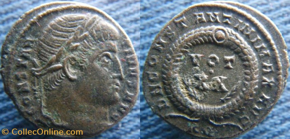Constantin I Ae3 monnaies antiquite av jc ap romaines republicaines imperiales constantin i ae3