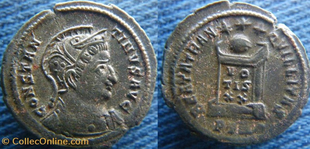Constantin I Ae3 monnaies antiquite av jc ap romaines republicaines imperiales constantin i ae3