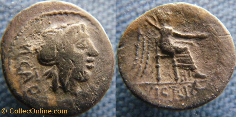 monnaies antiquite av jc ap romaines republicaines imperiales republique 89 quinaire