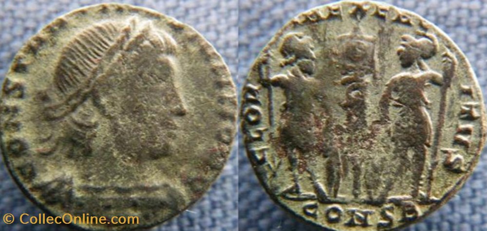 monnaies antiques romaines imperiales et republicaines constantin ii ae3 4