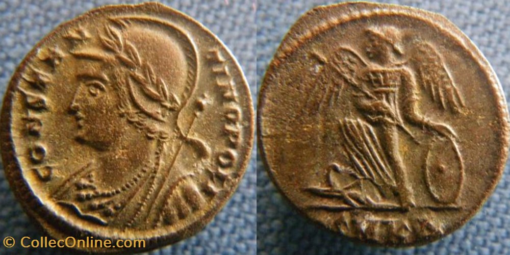 Constantinople Ae3 monnaies antiques romaines republicaines imperiales constantinople ae3