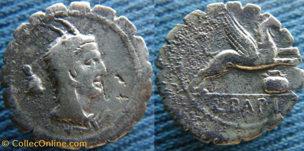 République -79 denier monnaies antiquite av jc a ap romaines republicaines imperiales republique 79 denier