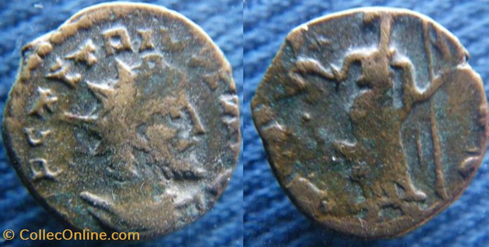 Tétricus I antoninien imitation monnaies antiquite av jc ap romaines republicaines imperiales tetricus i antoninien imitation
