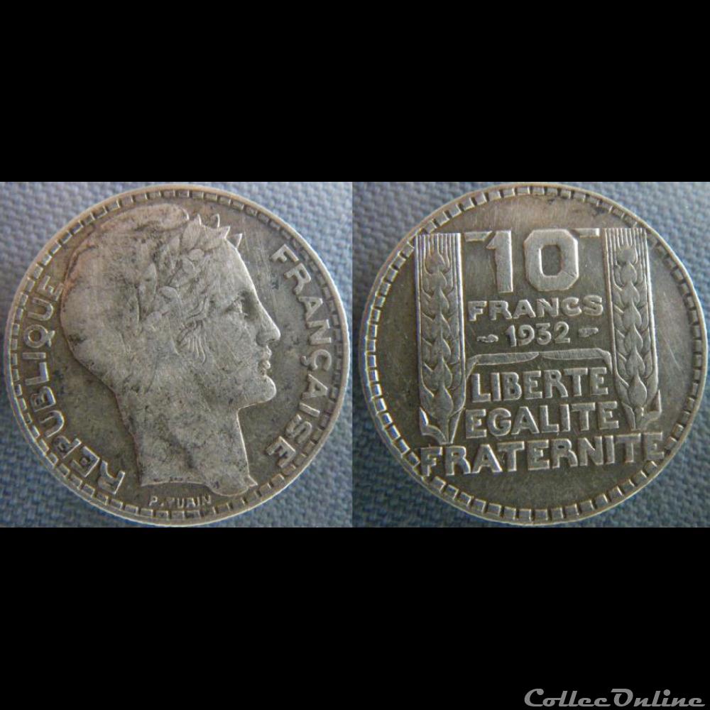 monnaie france moderne 10 francs 1932