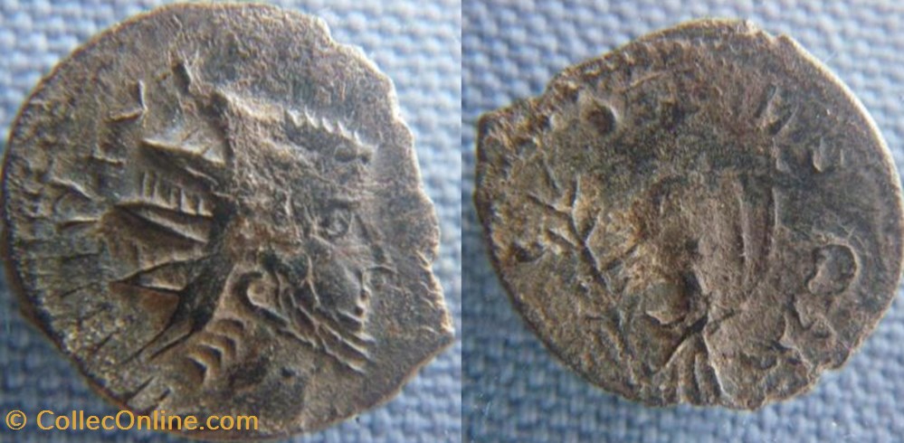 Tétricus I antoninien imitation monnaies antiquite av jc ap romaines republicaines imperiales tetricus i antoninien imitation