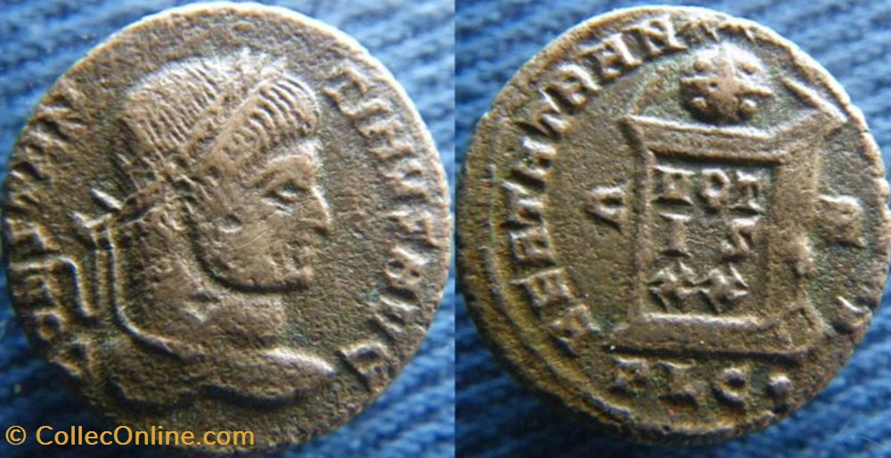 Constantin I Ae3 monnaies antiquite av jc ap romaines republicaines imperiales constantin i ae3