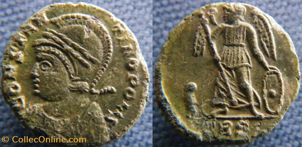 monnaies antiques romaines republicaines imperiales constantinople ae3