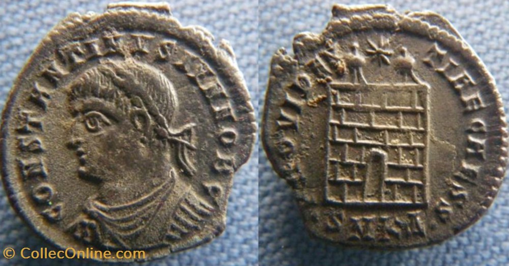 Constantin II Ae3 monnaies antiques romaines imperiales et republicaines constantin ii ae3