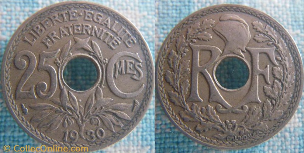 25 Centimes 1930 monnaie france a moderne 25 centimes 1930