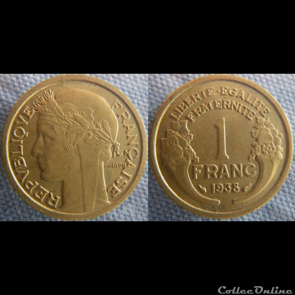 1 Franc 1938 monnaie france moderne 1 franc 1938