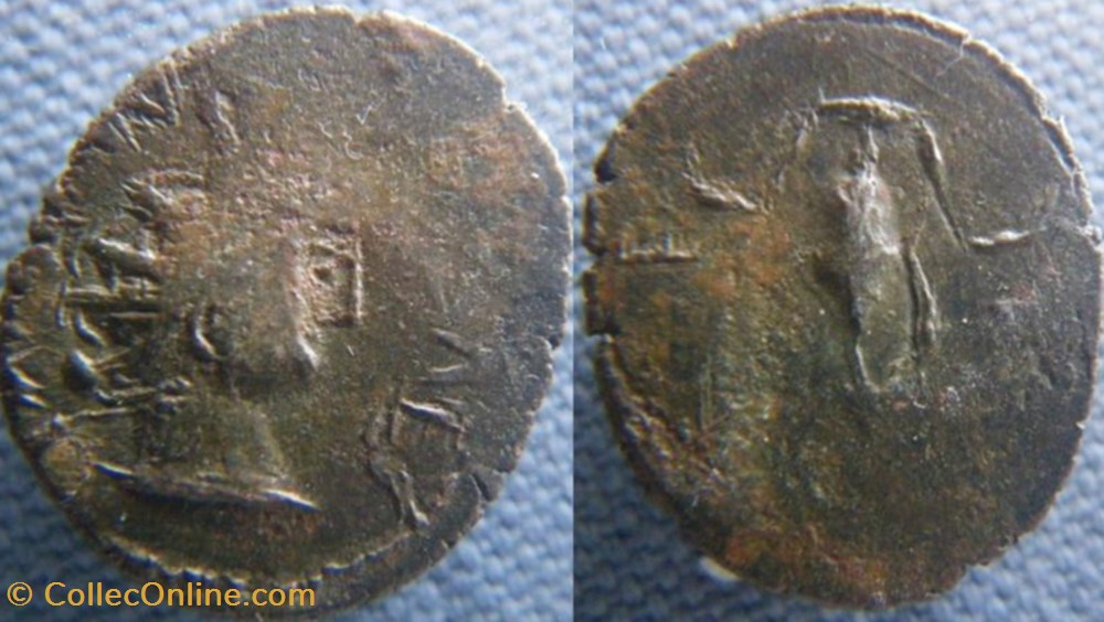 monnaies antiquite av jc ap romaines republicaines imperiales tetricus i antoninien imitation