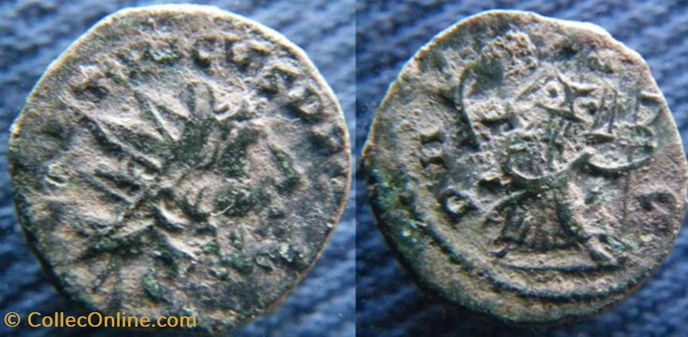 monnaies antiquite av jc ap romaines republicaines imperiales tetricus i antoninien imitation