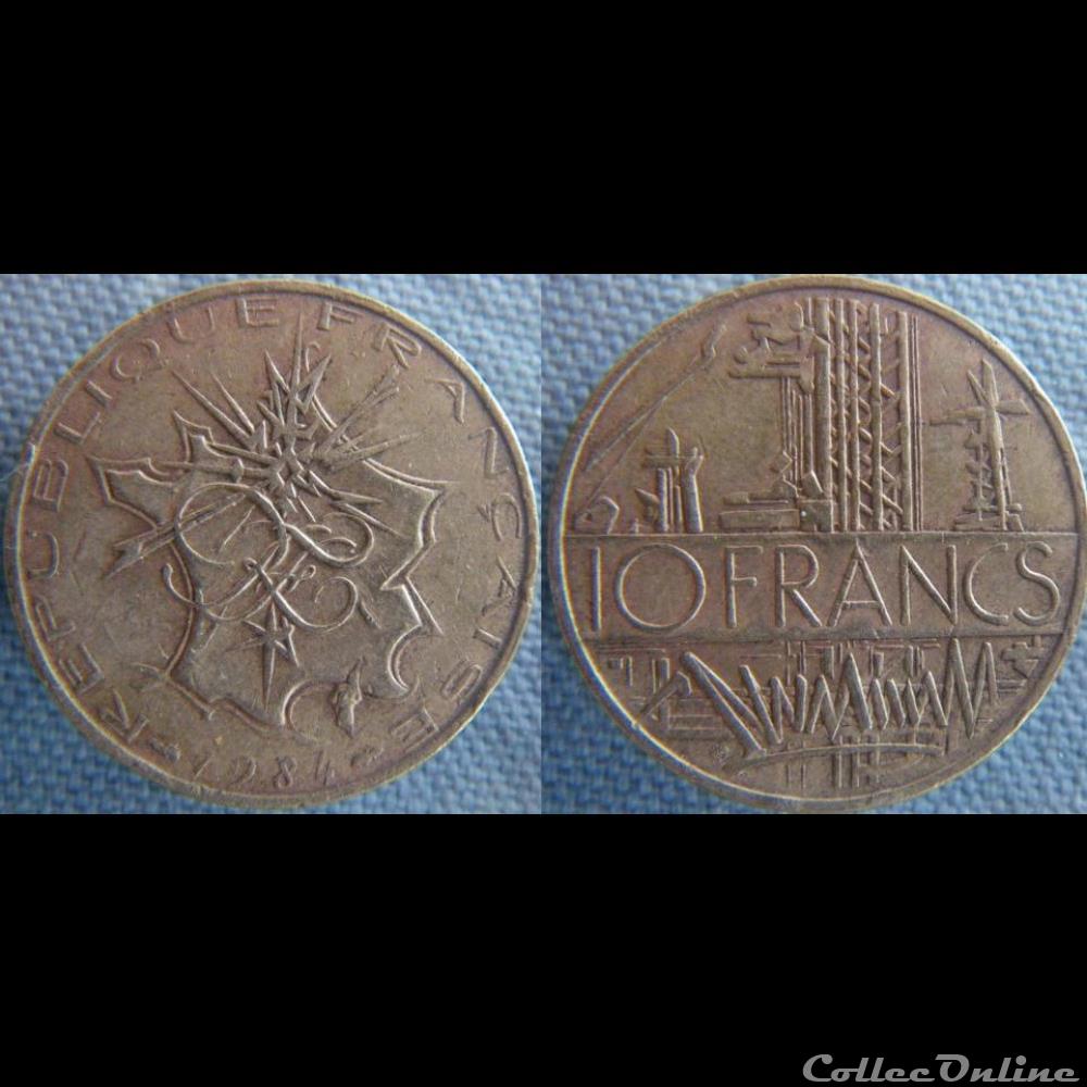 10 Francs 1984 monnaie france moderne 10 francs 1984