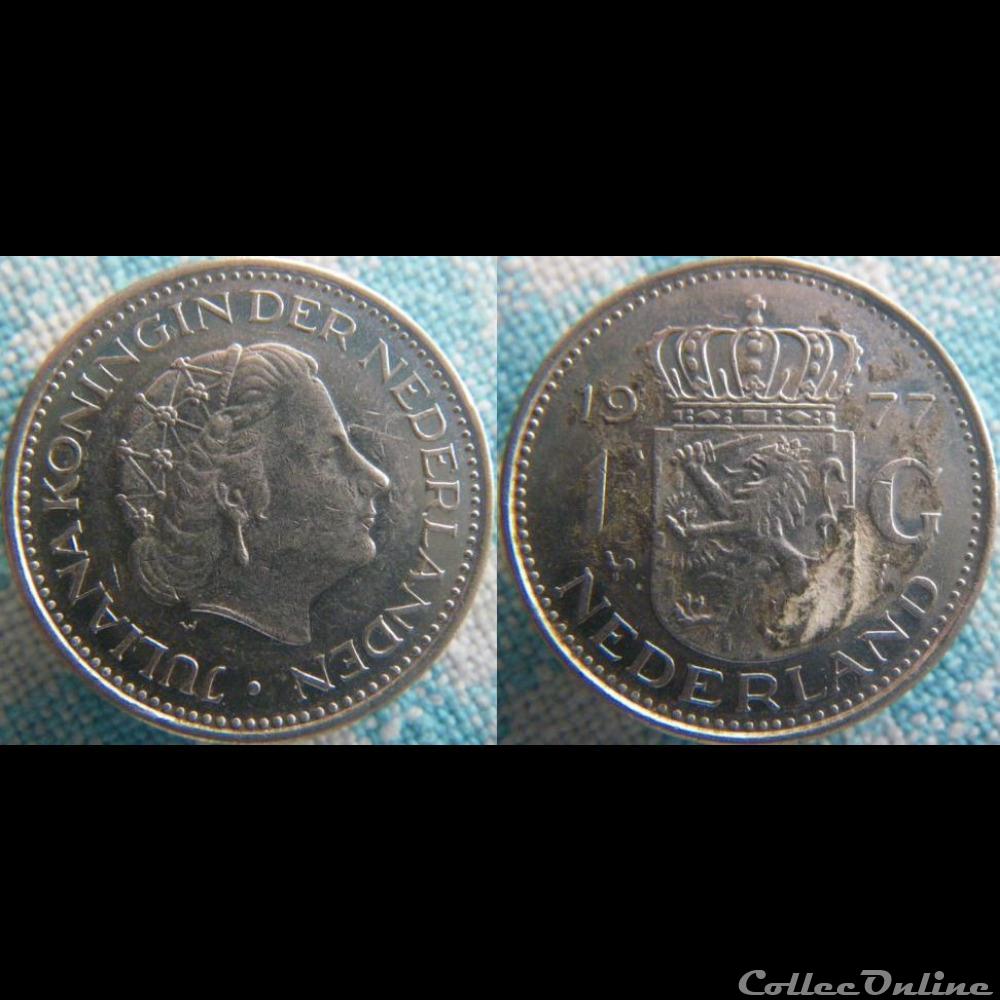 monnaie monde pay ba 1 gulden 1977