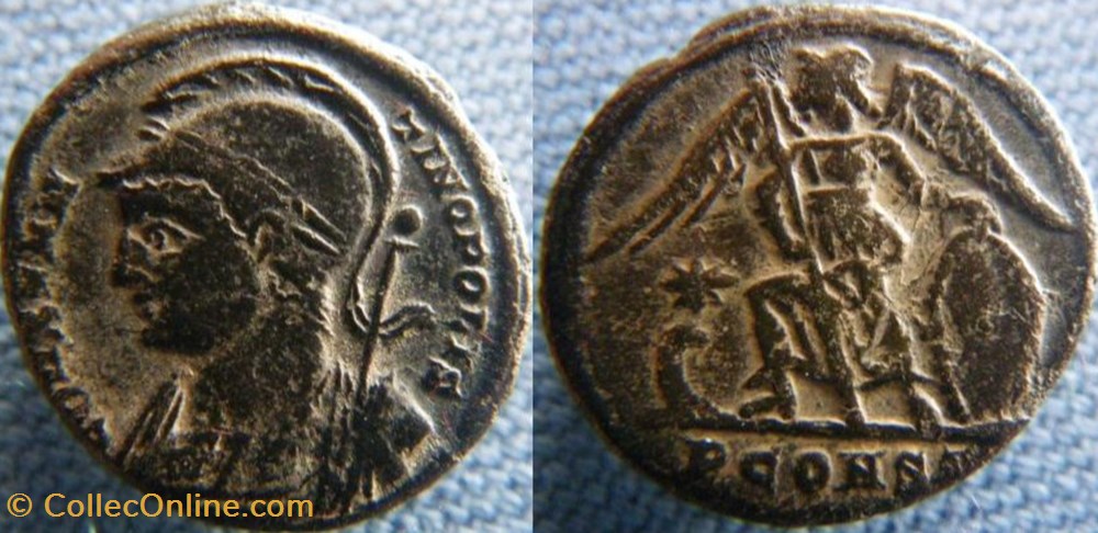Constantinople Ae3 monnaies antiques romaines republicaines imperiales constantinople ae3
