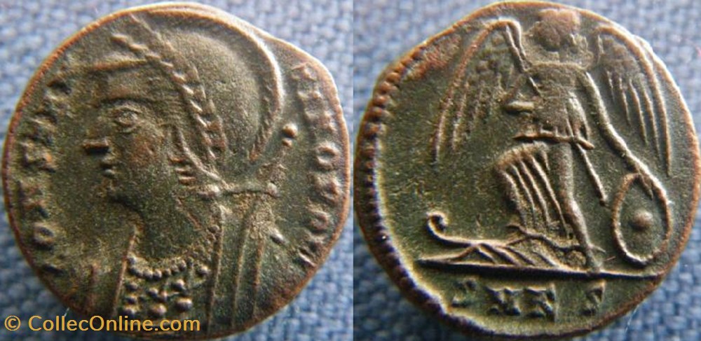 monnaies antiques romaines republicaines imperiales constantinople ae3