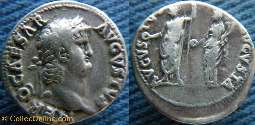 Neron denier monnaies antiquite av jc a ap romaines republicaines imperiales neron denier