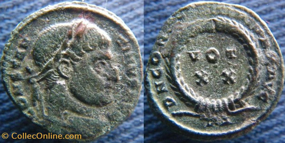 Constantin I Ae3 monnaies antiquite av jc ap romaines republicaines imperiales constantin i ae3