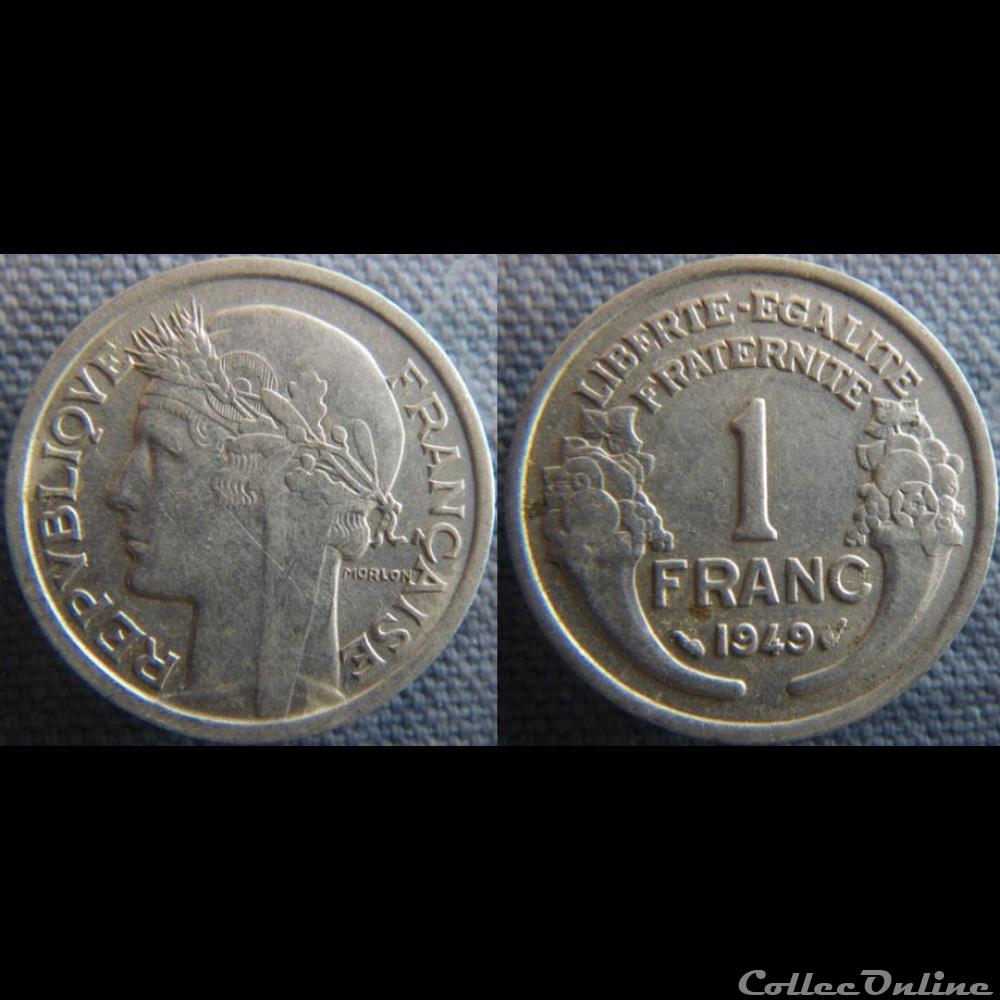 monnaie france moderne 1 franc 1949