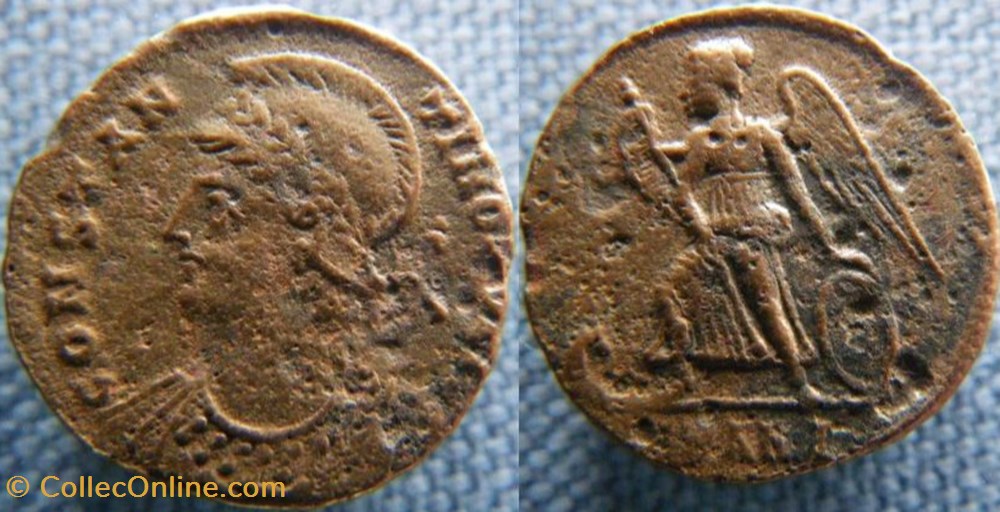 Constantinople Ae3 monnaies antiques romaines republicaines imperiales constantinople ae3