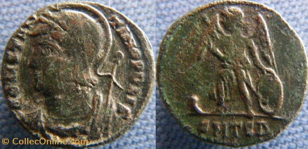 Constantinople Ae3 monnaies antiques romaines republicaines imperiales constantinople ae3
