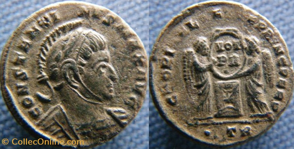 monnaies antiques romaines republicaines imperiales constantin i ae3