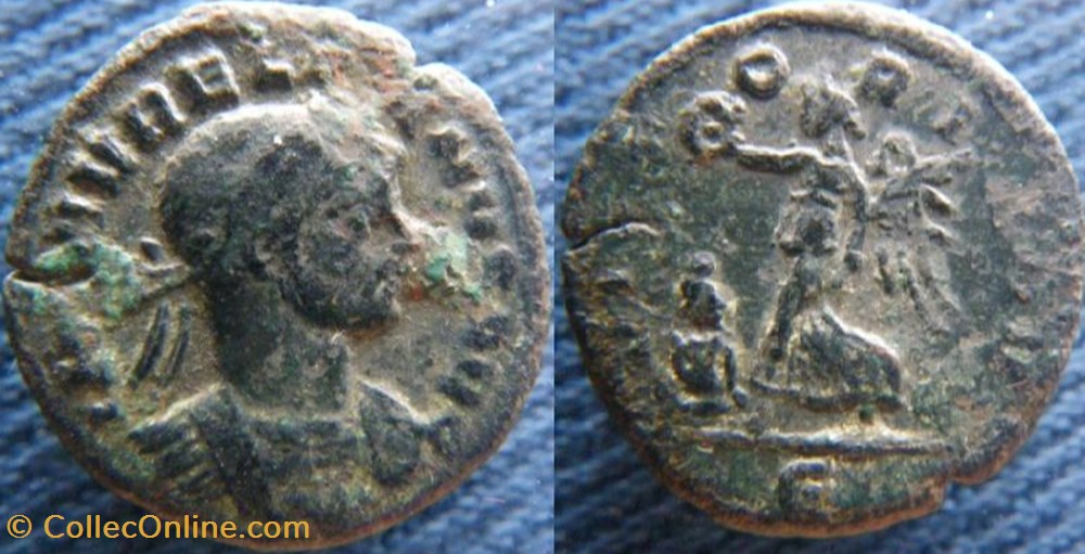 Aurélien denier monnaies antiquite av jc ap romaines republicaines imperiales aurelien denier