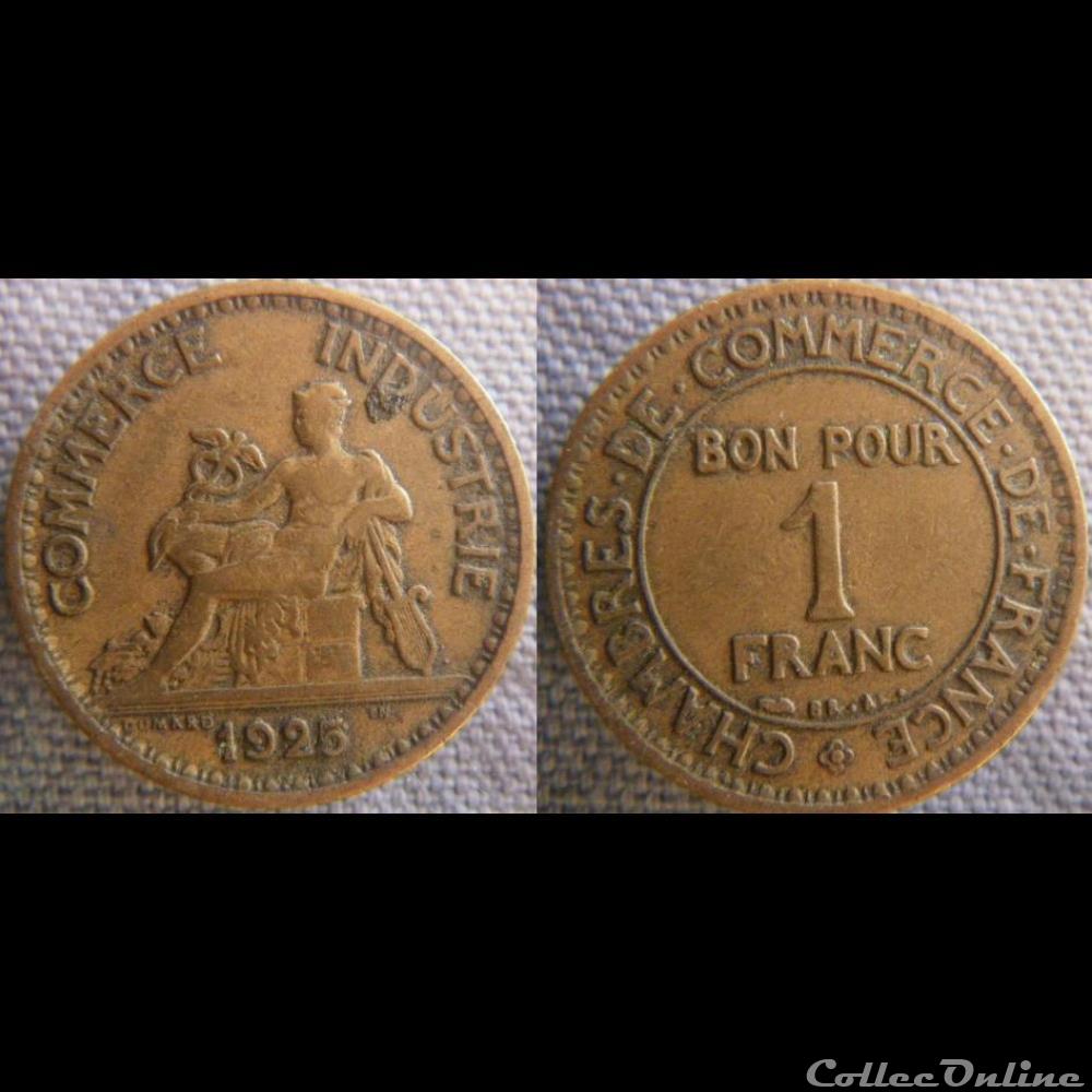 monnaie france moderne 1 franc 1925