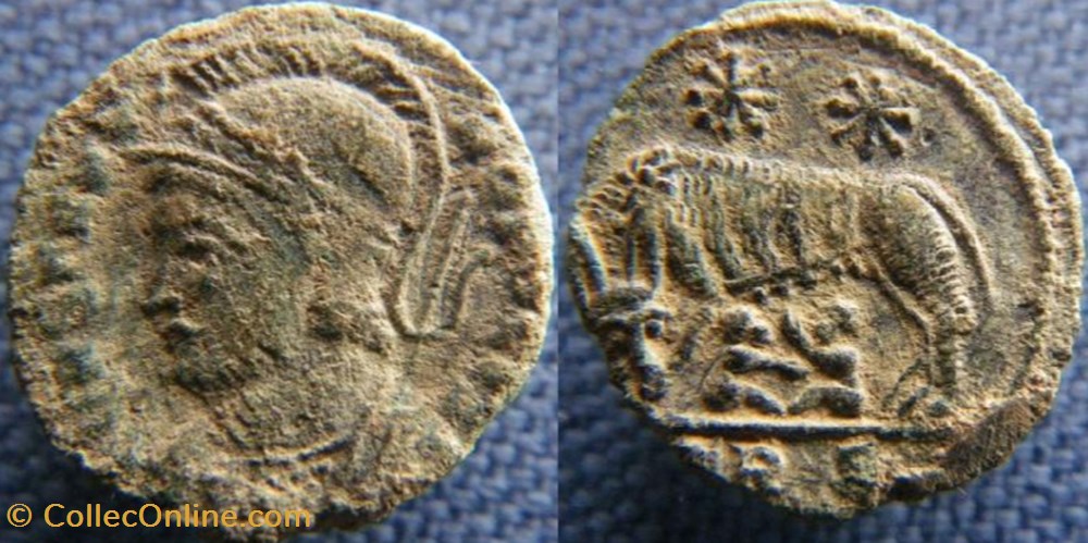 Constantinople Ae3 monnaies antiques romaines republicaines imperiales constantinople ae3