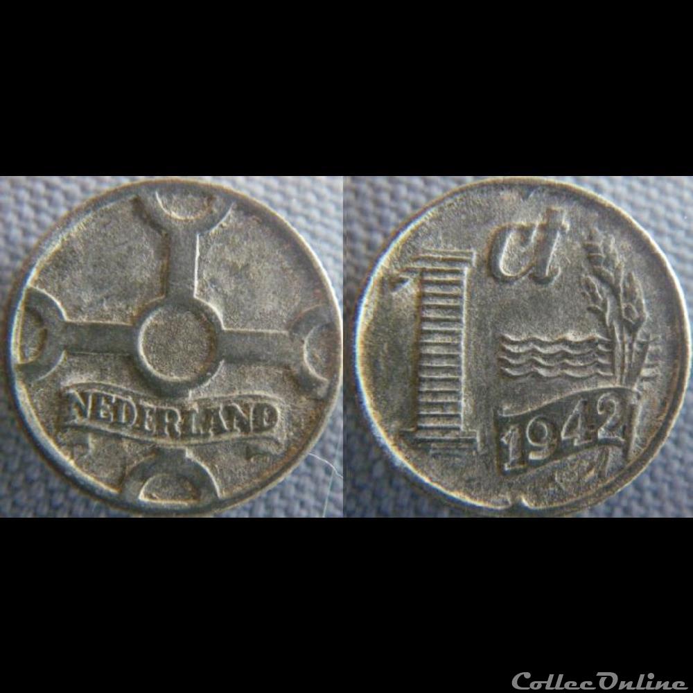 1 Cent 1942 monnaie monde pay ba 1 cent 1942