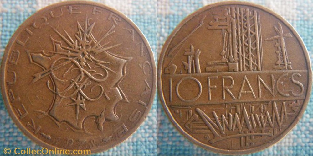 10 Francs 1978 Tranche A monnaie france moderne 10 francs 1978 tranche a