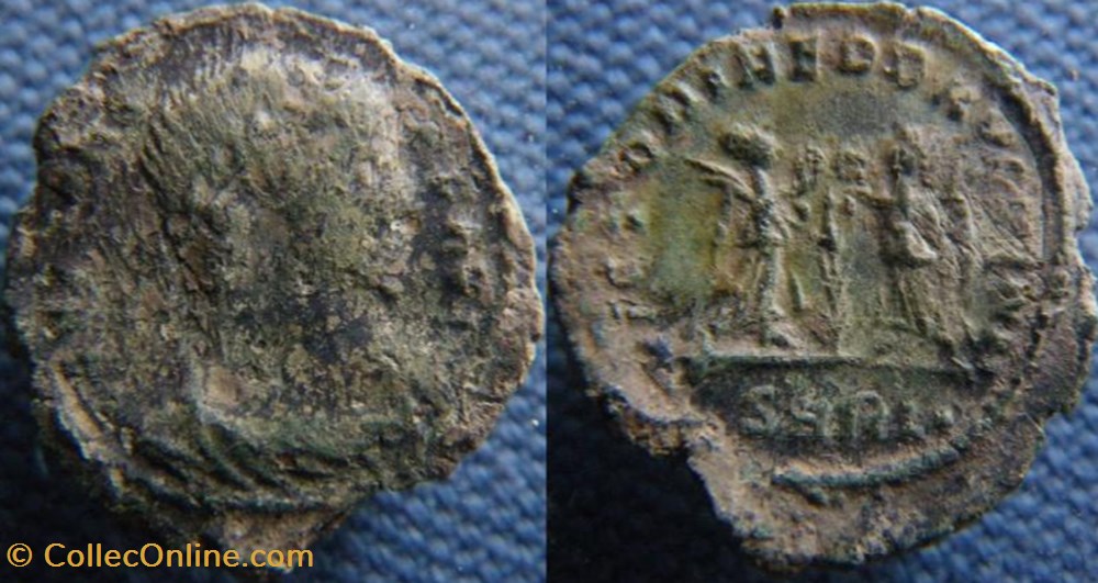 Constans Ae3/4 monnaies antiquite av jc ap romaines republicaines imperiales constans ae3 4