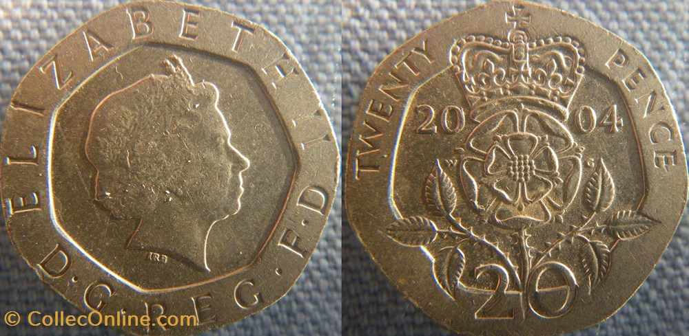 20 Pence 2004 monnaie monde royaume uni 20 pence 2004