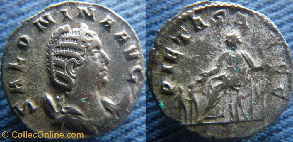 Salonine épouse de Gallien antoninien monnaies antiquite av jc ap romaines republicaines imperiales salonine epouse de gallien antoninien