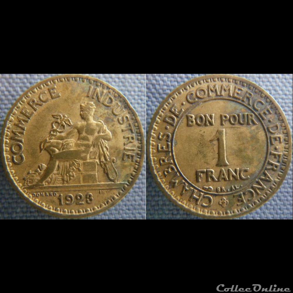 1 Franc 1923 monnaie france moderne 1 franc 1923