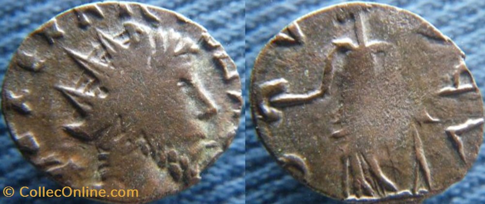 monnaies antiquite av jc ap romaines republicaines imperiales tetricus i antoninien imitation