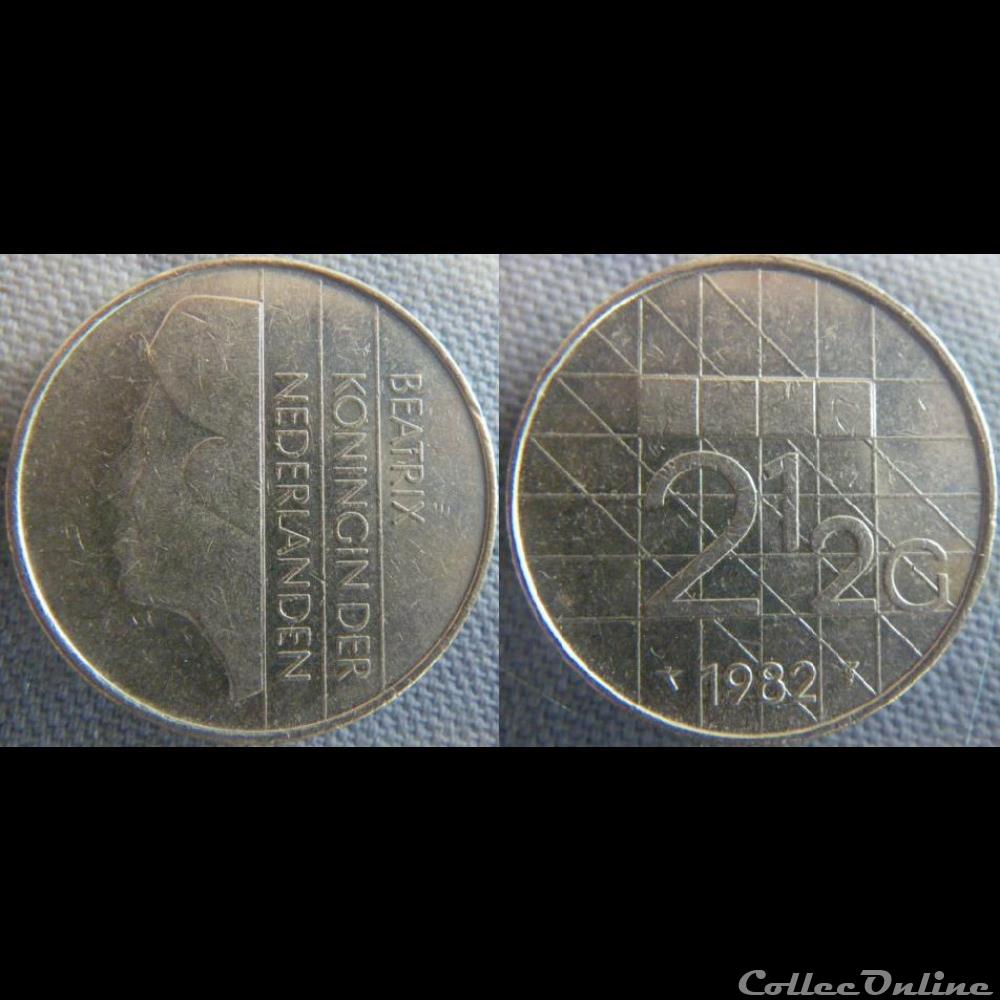 2 1/2 Gulden 1982 monnaie monde pay ba 2 1 2 gulden 1982