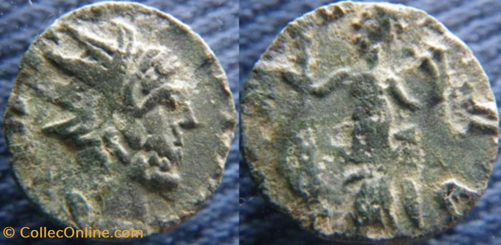 Tétricus I antoninien imitation monnaies antiquite av jc ap romaines republicaines imperiales tetricus i antoninien imitation