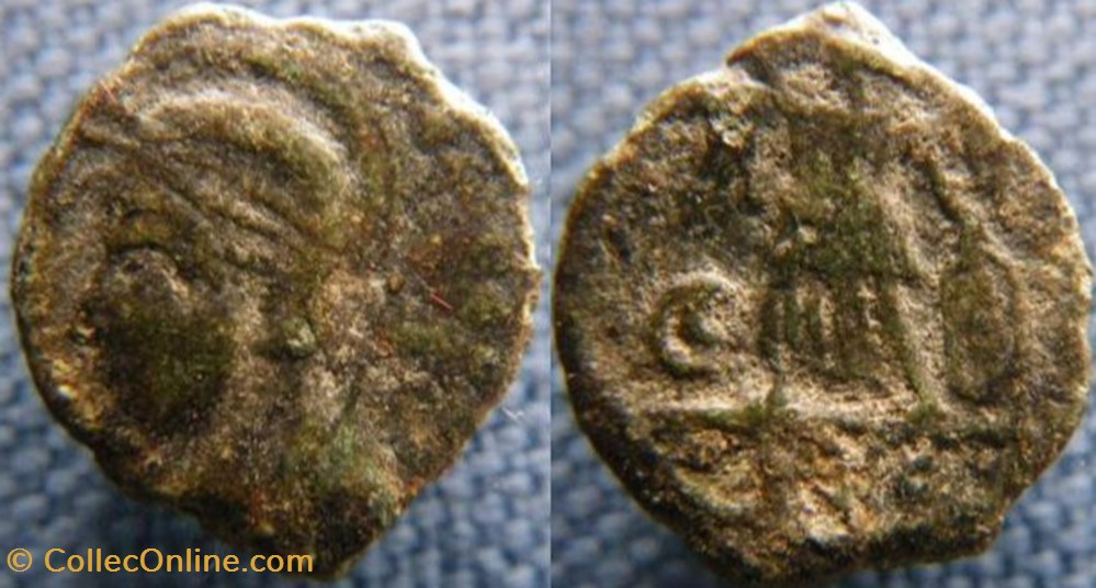 Constantinople Ae4 monnaies antiques romaines republicaines imperiales constantinople ae4