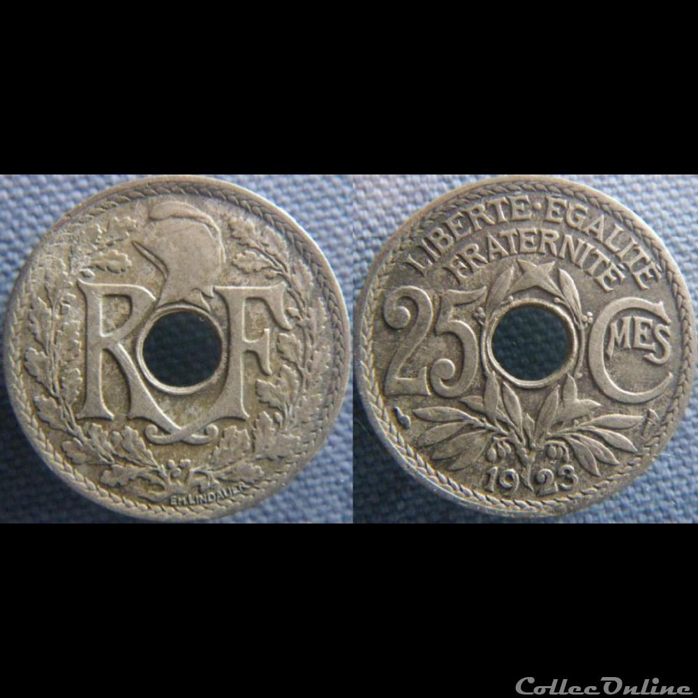 monnaie france moderne 25 centimes 1923