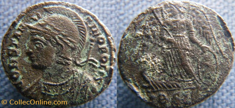 Constantinople Ae3 monnaies antiques romaines republicaines imperiales constantinople ae3