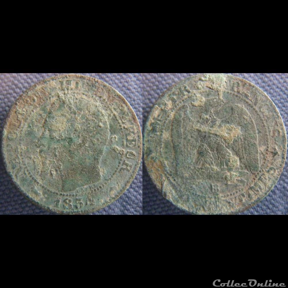 5 Centimes 1854 BB monnaie france moderne 5 centimes 1854 bb