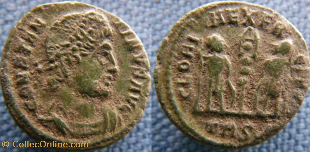 Constantin II Ae3/4 monnaies antiques romaines imperiales et republicaines constantin ii ae3 4