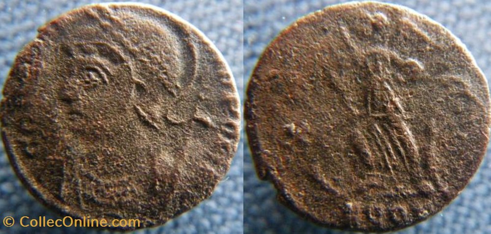 Constantinople Ae3/4 monnaies antiques romaines republicaines imperiales constantinople ae3 4