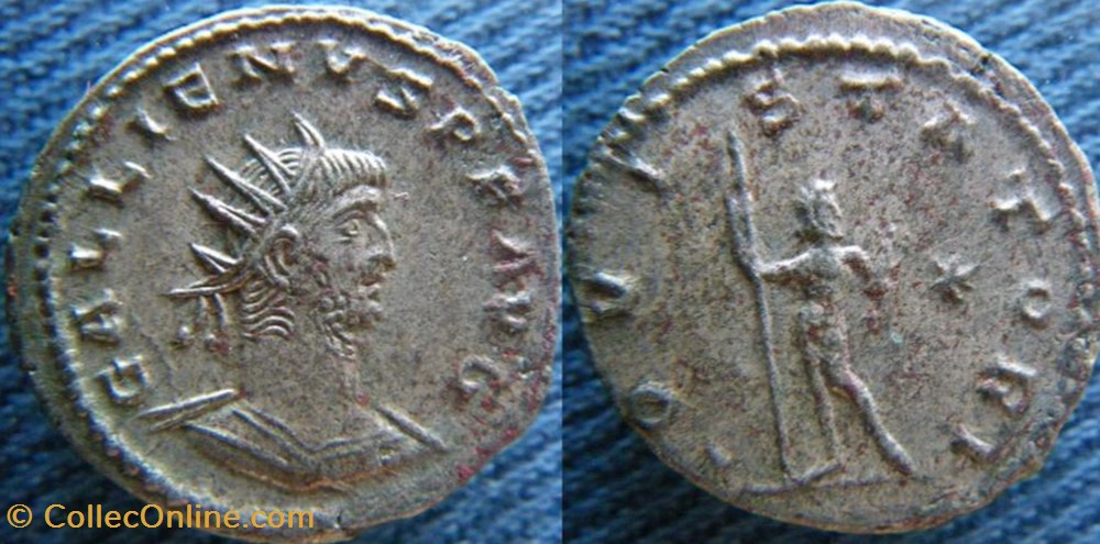 Gallien antoninien monnaies antiquite av jc ap romaines republicaines imperiales gallien antoninien