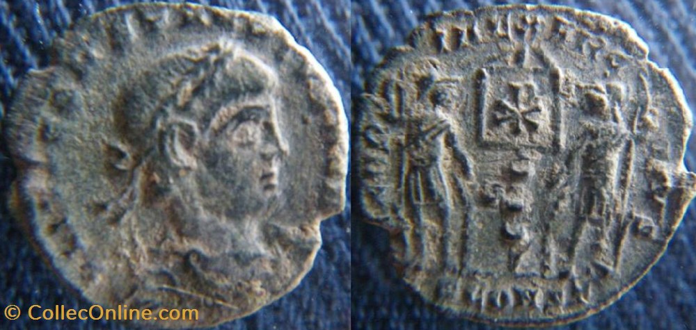 Constance II Ae3/4 monnaies antiquite av jc ap romaines republicaines imperiales constance ii ae3 4